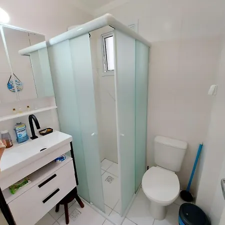 064 Aviacao Beira Vista Mar - 1 Quarto - 15 Metros Da Praia - Wi Fi 300Mbps E Tv Canais A Cabo - Estacionamento Gratuito Praia Grande  Exterior foto
