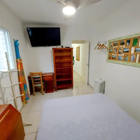 064 Aviacao Beira Vista Mar - 1 Quarto - 15 Metros Da Praia - Wi Fi 300Mbps E Tv Canais A Cabo - Estacionamento Gratuito Praia Grande  Habitación foto