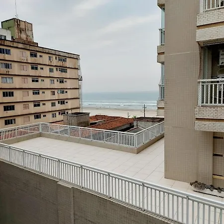 064 Aviacao Beira Vista Mar - 1 Quarto - 15 Metros Da Praia - Wi Fi 300Mbps E Tv Canais A Cabo - Estacionamento Gratuito Praia Grande  Habitación foto
